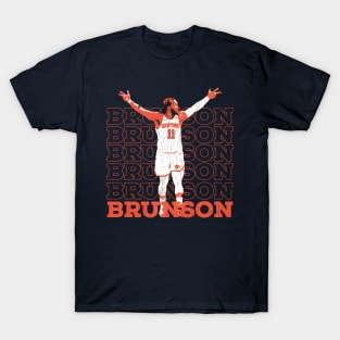 jalen brunson -  vintage grunge T-Shirt